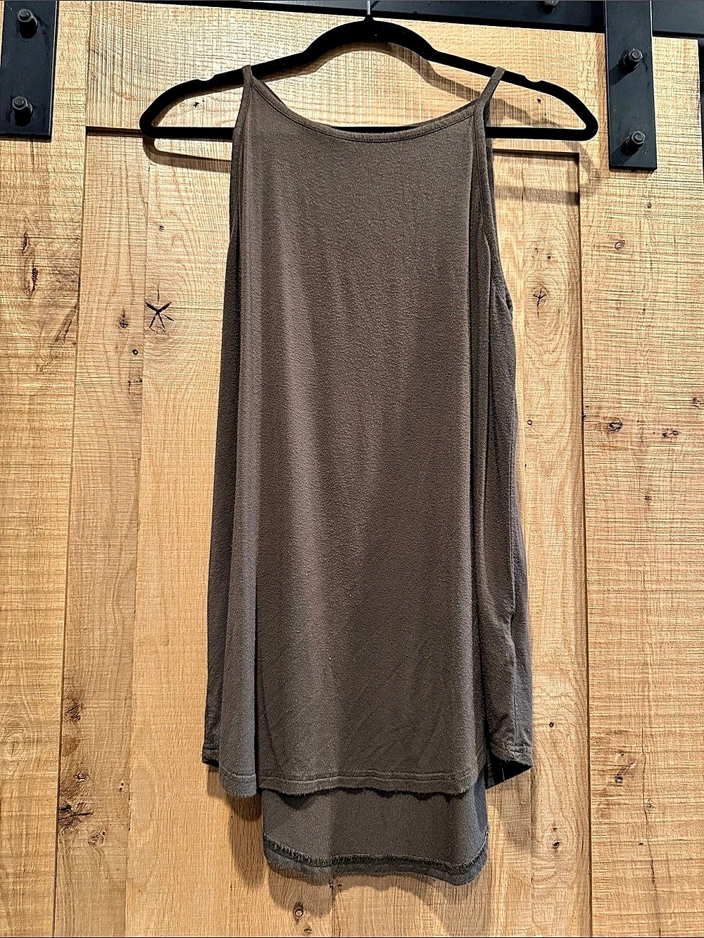 Brown Layered Tank Top